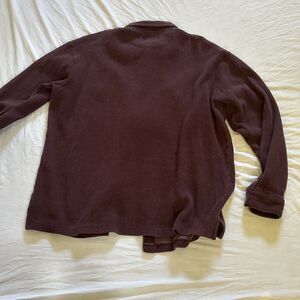 Y2K Burgundy Flannel Shirt with Pockets